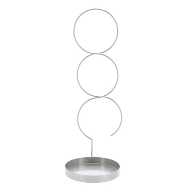 Circles növénytámasz (ezüst) – Circles plant support (silver)