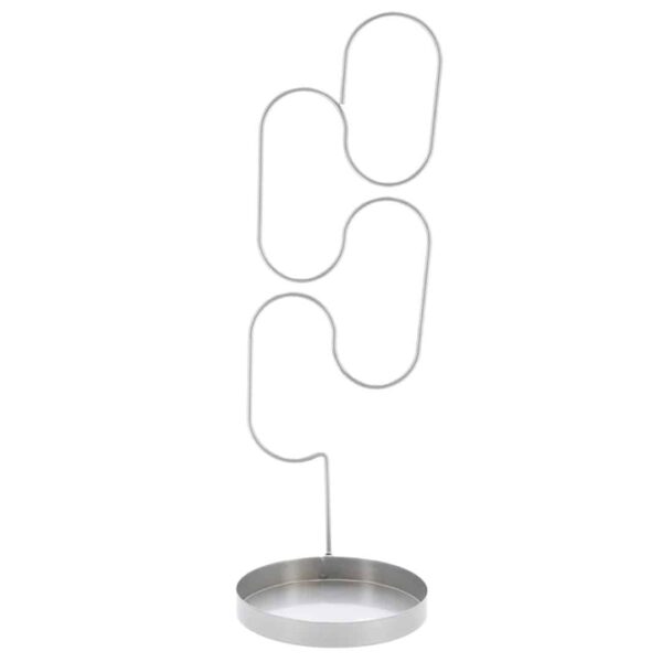 Oval növénytámasz (ezüst) – Oval plant support (silver)