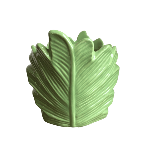 Leaf kaspó (zöld) - Leaf pot (green)