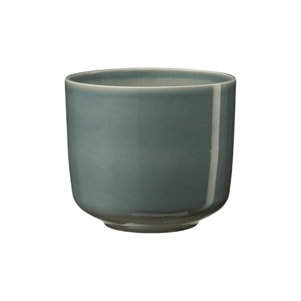 Ball kaspó (kékes zöld) - Ball pot (blue green)